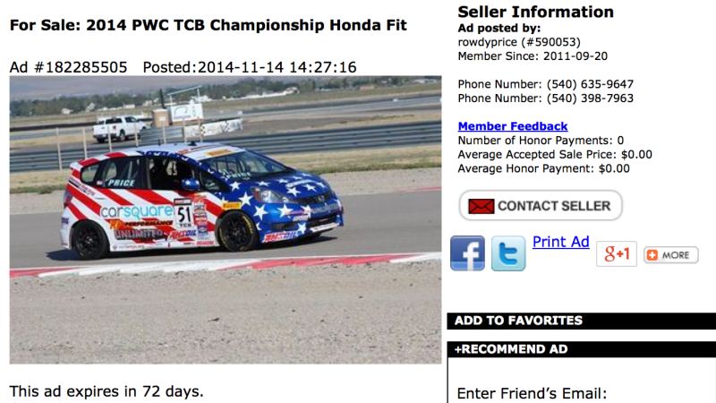 Illustration for article titled Forget Black Friday - Here's Twelve Race Cars You Can Buy Online